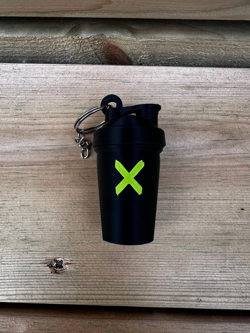 Protein Shaker Storage Keyring
