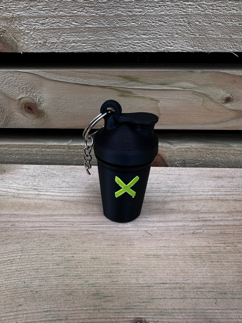 Protein Shaker Storage Keyring