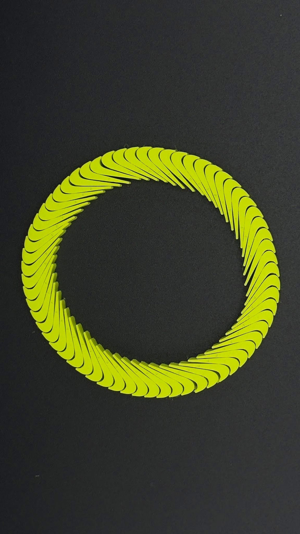 Drawstring Beads - Lime Green