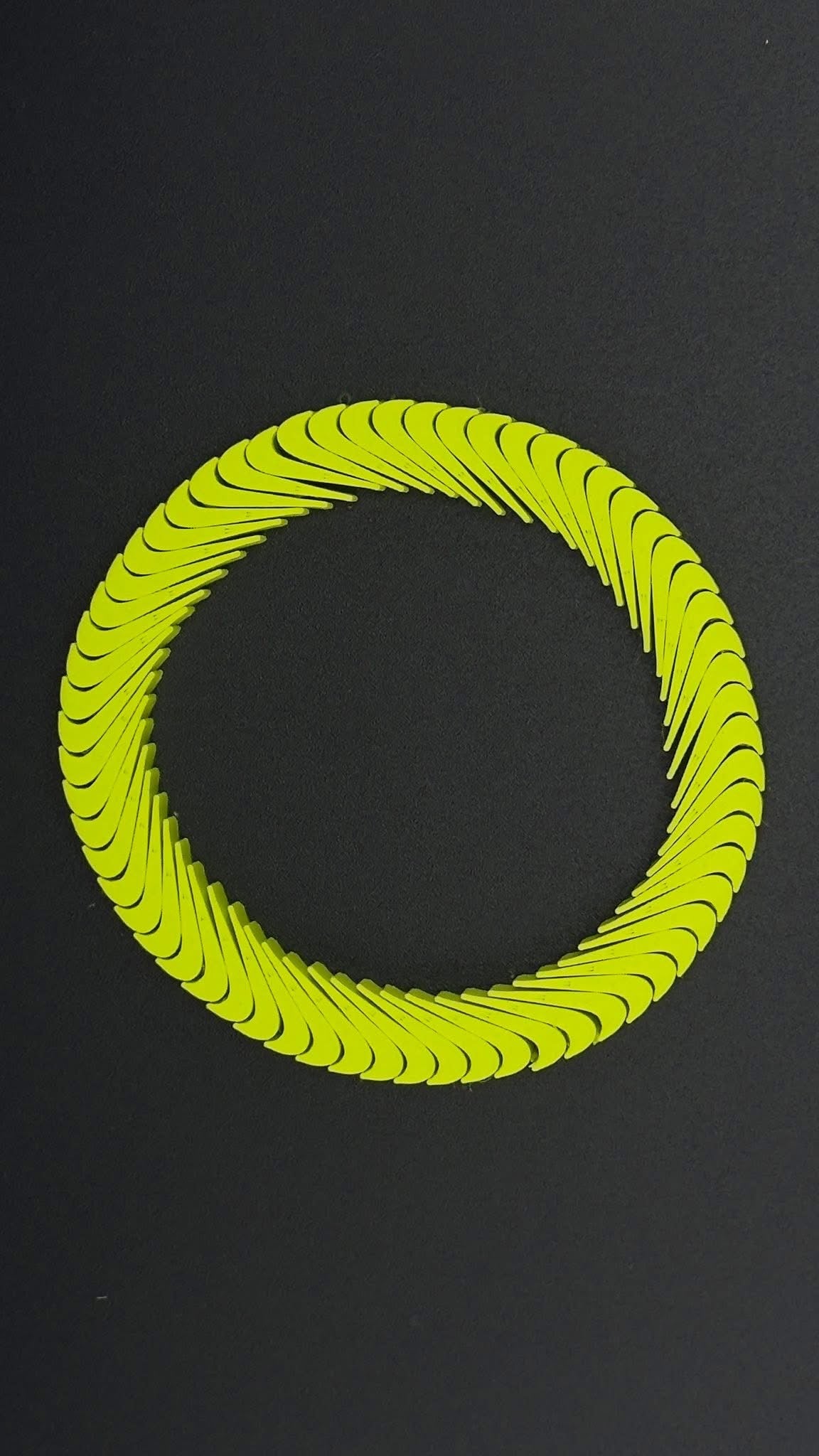 Drawstring Beads - Lime Green