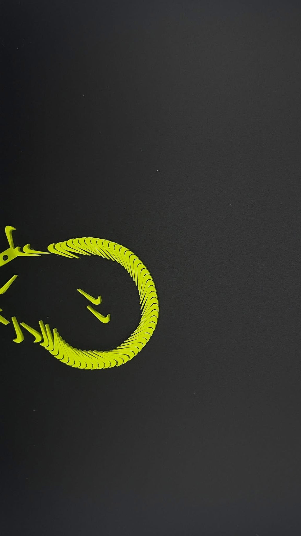 Drawstring Beads - Lime Green