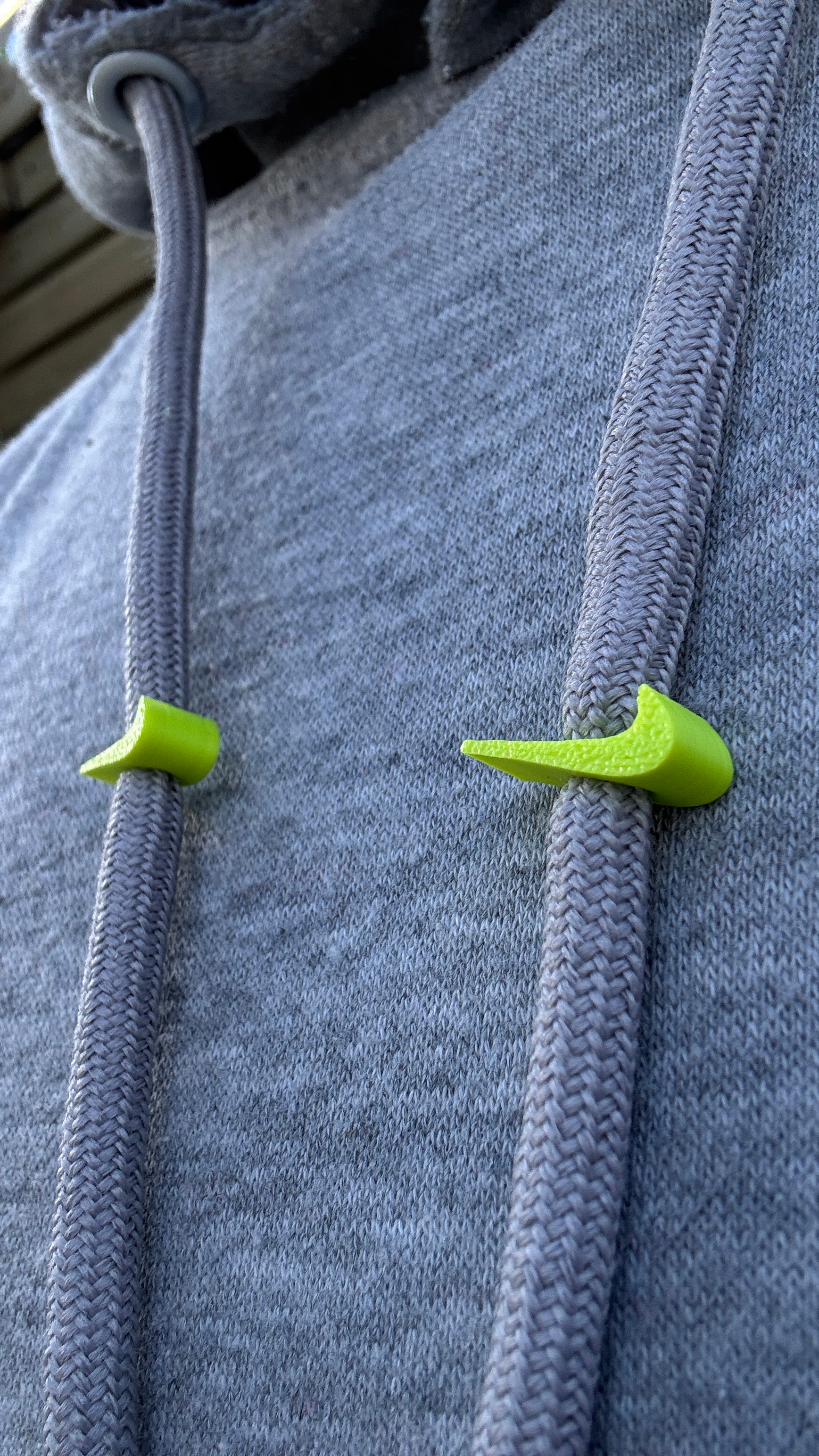 Drawstring Beads - Lime Green
