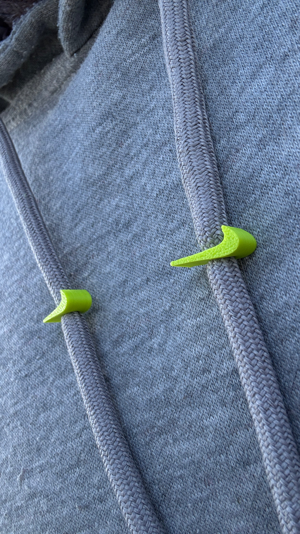 Drawstring Beads - Lime Green